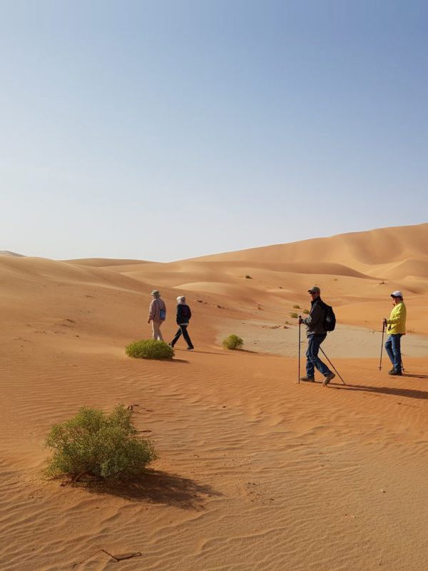 Trek dans "quart vide"