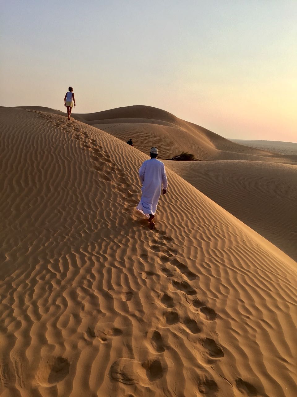 Bivouac dans le empty quarter d'oman